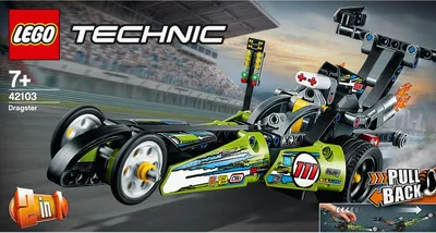 Produktbild von LEGO® Technic 42103 Dragster Rennauto Bausatz