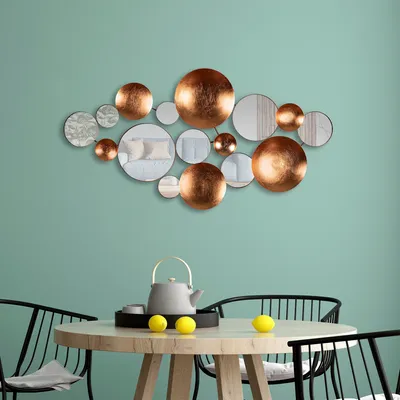 Produktbild von Wallity, Infinity - 2, Wanddeko, Mehrfarbig, Metall, 116 x 60 x 4 cm