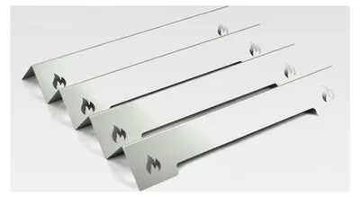 Produktbild von Brennerabdeckungen für Gasgrills Atlanta - 4er Set aus Edelstahl