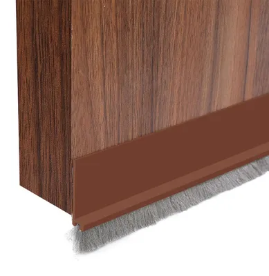 Produktbild von Bürstendichtung Selbstklebend Zugluftstopper Türdichtung Unten Braun 50mm