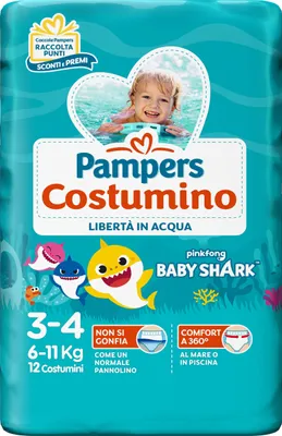 Image de Pampers il Costumino paquet de couches taille 3 6 11 kg protection