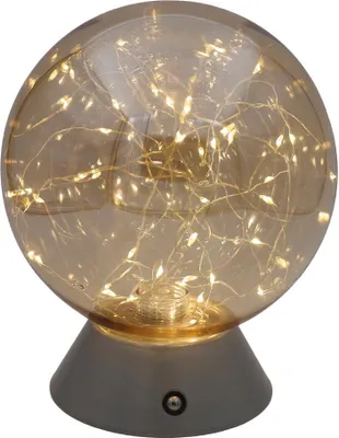 Produktbild von Luxus - Tischleuchte Touch - Mila - Silber - H19 x Ø15