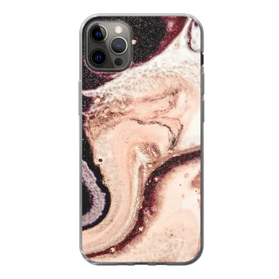 Produktbild von MuchoWow® Handyhülle Schutzhülle Hülle für iPhone 13 Pro Max Marmor - Mineralien - Naturstein Silikon Softcase Handy Hülle - Mobiltelefon