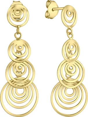 Produktbild von V Ohrhänger 925/- Sterling Silber 3,6cm gelb 299230043V