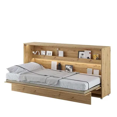 Produktbild von Schrankbett Wandbett Bed Concept BC-06 horizontal 90x200cm Schlafzimmer Artisan Eiche