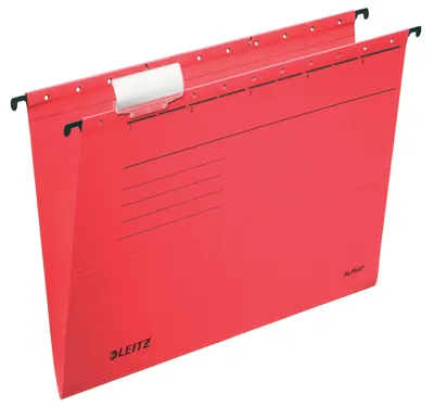 Zdjęcie produktu dla Leitz 1985-00-25 1985 Teczka zawieszkowa ALPHA® - tektura Pendarec, czerwona