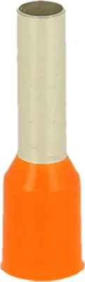 Immagine prodotto di Capicorda DIN 46228 parte 4 isolati, dimensione N, codifica colore TM sezione 4 mm² arancione - 1 pezzo