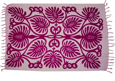 Produktbild von Sarong Pareo Wickelrock Wickeltuch Strandtuch Handtuch Stola Tuch Schal Badebekleidung 140x120 cm, pink