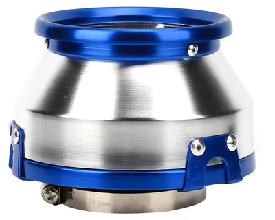 Image de Filtre à air modifié de 76 mm (3 pouces) pour moteur de voiture, admission d'air froid, tête en forme de champignon, pièce universelle, bleu