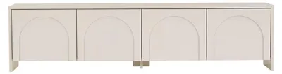 Produktbild von CALICOSY -  TV-Möbel 4 Türen, cremefarben, L 180 cm - ARCADIA