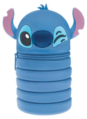 Image de Étui extensible Lilo & Stitch, pochette en silicone, 2 en 1 avec compartiment amovible