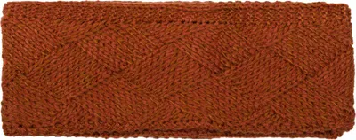 Produktbild von styleBREAKER Damen Strick Stirnband einfarbig mit Rauten Muster, Thermo Fleece Futter, Winter Headband Uni 04026062