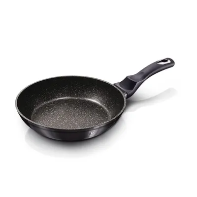 Produktbild von Berlinger Haus Stekpanna 24 cm Carbon Pro grafitmetallisch mit dreilagiger Granitbeschichtung und Soft-Touch Silikongriffen