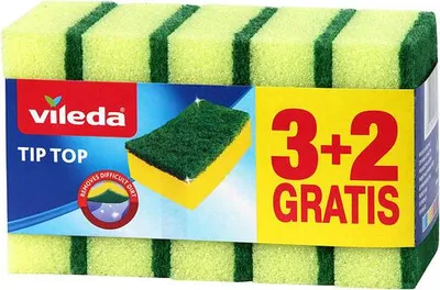 Obrázek produktu pro Vileda Style Tip Top Houbička 3+2Ks 173845