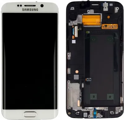 Produktbild von Display LCD Komplettset Touchscreen Weiss für Samsung Galaxy S6 Edge G925 G925F