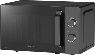 Immagine prodotto di SENCOR SMW 1919BK Forno a microonde, volume 20 l, 5 livelli di potenza, timer 35 minuti, potenza microonde 700 W, diametro piatto rotante: 255 mm