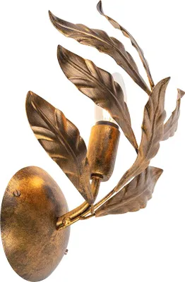 Produktbild von QAZQA - Klassisch I Antik Vintage Wandlampe Antik Gold I Messing - Linde I Wohnzimmer I Schlafzimmer - Stahl Organisch - LED geeignet E14