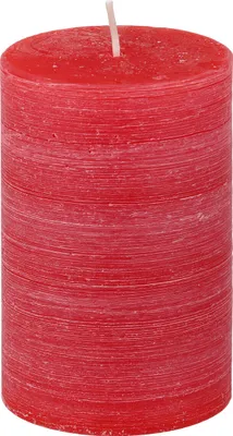 Produktbild von Stumpenkerze "KALINA" Rubin Rot 100/68 mm, Weihnachtskerzen von Steinhart Kerzen in RAL-Kerzen Güte Qualität
