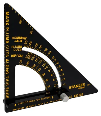 Obrázek produktu pro STANLEY Úhelník, hliníkový, nastavitelný, 180 mm, STHT46056-0