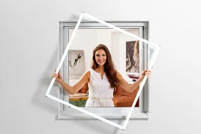 Zdjęcie produktu dla Zestaw moskitiery okiennej Master SLIM 100 x 120 cm, biały 100695201-VH