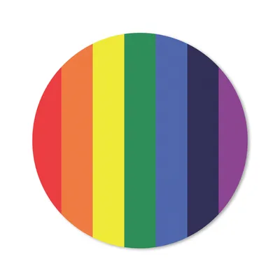 Produktbild von MuchoWow® Mauspad Mousepad Regenbogen - Muster - Stolz 40x40 cm - Mousepads - Maus Mat - Pad - Mausunterlage - Schreibtisch Accessoires