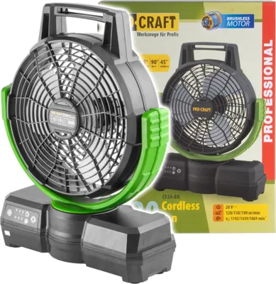 Image de Procraft CF20bb Ventilateur sans fil 20 V 235 mm Solo - sans batterie, sans chargeur