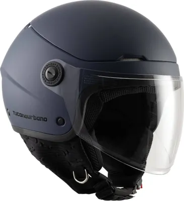 Zdjęcie produktu dla Kask TUCANO URBANO EL'POP demi-jet matowy ciemnoniebieski z certyfikatem ECE 22.06 rozmiar L