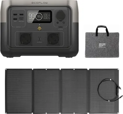 Produktbild von EcoFlow River 2 MAX Powerstation + 160W Solarpanel