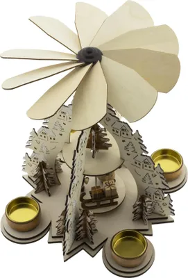 Produktbild von HI Weihnachtspyramide für 4 Teelichte