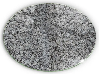 Produktbild von Untersetzer für Grabkerze Motiv Grabstein Gummifüße - 40 cm - Steinstruktur