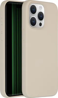 Image de Accezz Liquid Silicone Backcover pour l'Apple iPhone 15 Pro Max - Stone