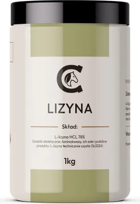 Zdjęcie produktu dla Dodatek paszowy L-lizyna HCl 78% proszek dla koni 0,8 kg