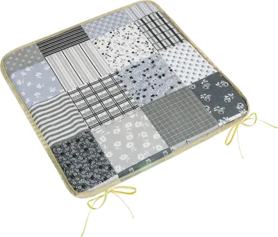 Obrázok produktu pre Hladký sedák Adéla – 40 x 40 cm – sivý