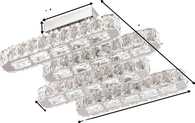Zdjęcie produktu dla Lampa sufitowa, nowoczesny design, wszechstronne opcje oświetlenia, XY04, wymienna bez RC