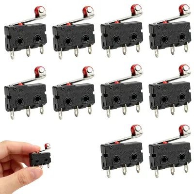 10 Stück Mini-Mikroschalter SPDT 3-polig 250V 5A Endschalter