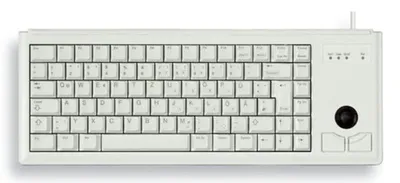 Productafbeelding van Cherry Slim Line Compact-Keyboard G84-4400 - Toetsenbord - Laser - 84 toetsen QWERTZ - Grijs