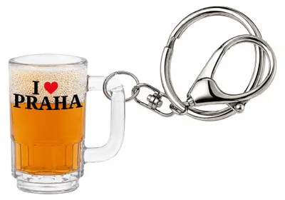 Obrázek produktu pro GiftyCity Klíčenka Pivo Praha