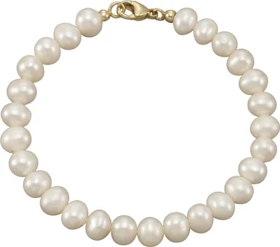 Produktbild von Fascination by Ellen K. Armband 375/- Gelbgold Süßwasserperlen 7-7,5mm