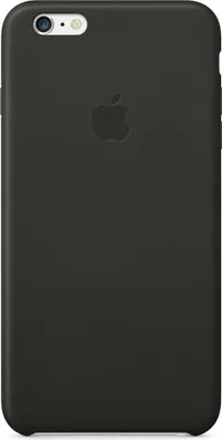 Produktbild von Apple iPhone 6 Plus Leather Case MGQX2ZM/A schwarz