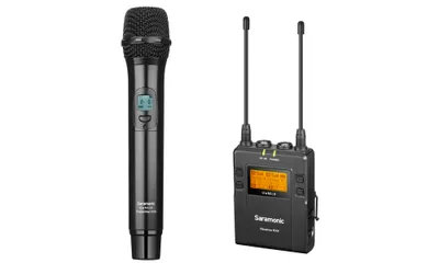 Obrázek produktu pro Bezdrátový mikrofon Saramonic UwMic9 Kit4 UHF HU9+RX9 černý