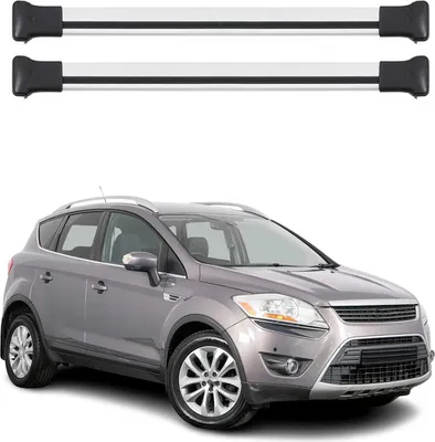 Immagine prodotto di Barre portatutto trasversali per Ford Kuga 2008-2013 Alluminio Grigio