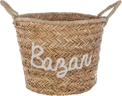 Immagine prodotto di Cesto in vimini per bambini, ideale per riporre i giocattoli, perfetta per la cameretta
