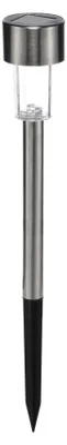 Produktbild von Solarleuchte Edelstahl mit Erdspieß LED Gartenleuchte 33,5 cm