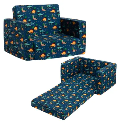 Zdjęcie produktu dla Fotel i rozkładana sofa 2 w 1 dla dzieci