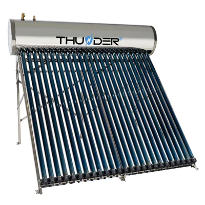 Obrázek produktu pro THUNDER Vakuový solární kolektor Heat Pipe 250 l 25 trubic solární ohřívač vody nerezová ocel SUS304 zásobník TUV solární systém