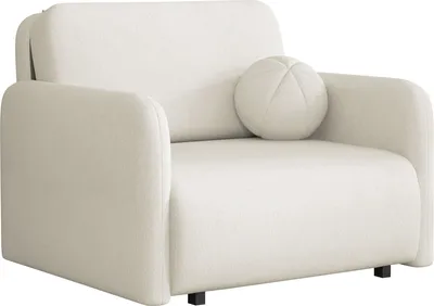 Produktbild von MIRJAN24 Sofa Viva Sun I, Schlafsofa mit Schlaffunktion und Bettkasten, 1-Sitzer (Farbe: Velo 621)