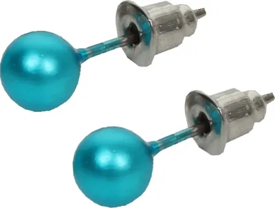 Produktbild von Mini Ohrstecker Ohrringe in der Farbe Blau