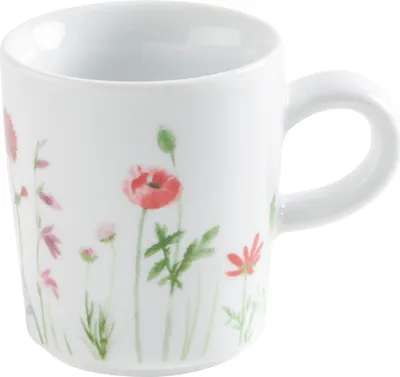 Produktbild von KAHLA Espresso-Obertasse 0,09 l Wildblume blau/rot 394724A50001C