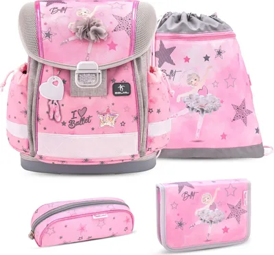 Produktbild von Belmil Classy ergonomisches Schulranzen-Set 4-teilig - Ballet Light Pink