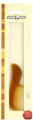 Produktbild von Horn-Bartkamm mit Griff ca. 8 cm